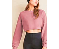 Sweatshirt for Women Sewing Pattern, Crop Sweatshirt pattern PDF, Women Pattern, Easy sewing pattern, Sweatshirt pattern, Pullover pattern