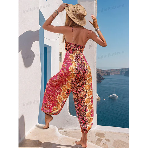 Jumpsuit Sewing Pattern | Dungaree Pattern | Womens Jumpsuit Pattern | Sewing Patterns PDF Patterns | XSS-XXXL | Beginner Sewing Pattern