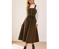 Overall Dress Sewing Pattern | Dress Pattern | Sewing Patterns | Women Dress Pattern | Midi Dress pattern | Milkmaid Dress Pinafore Dress