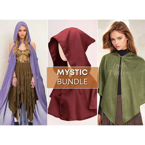 Cape Sewing Pattern, Cloak Pattern, Mystic Cloak Pattern, Costume Patterns, Renaissance Fair Pattern, Medieval Dress Cape, Cosplay Costume