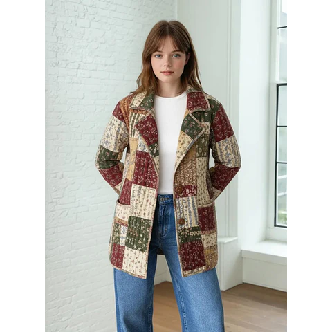 Quilted Jacket Sewing Patterns | Women Sewing Patterns | Jacket Sewing Pattern | Vest Pattern | Patchwork Patterns | Quilted Coat Pattern