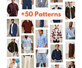 50+ Men Patterns Bundle | Men Sewing Patterns | Men Shorts | Men Jacket | Men Pants | Men Shirt | Patterns for Men | Men Pajamas, Men Hoodie