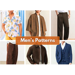 Men Sewing Patterns | Men Patterns | Pants Sewing Pattern | Men Jacket Pattern | Men Shirt Pattern | Suit Pattern Men | Hawaiian Shirt
