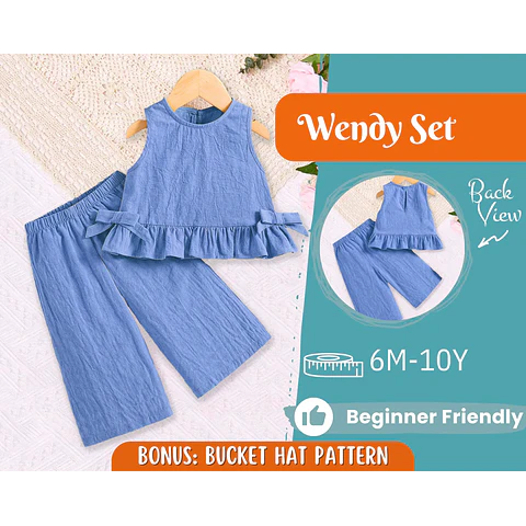 Top and Pants Pattern for Kids, Top Pattern, Kids Pattern, PDF Pattern, Beginner Pattern, Sewing Pattern Toddlers, Pants Pattern