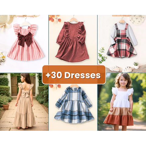 Sewing Patterns for Kids, Sewing Patterns, Kids Patterns, Top Pattern, Dress Pattern, Baby Patterns, Beginner Kids Pattern, Girl Patterns