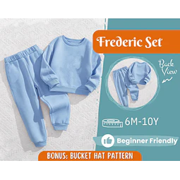 Hoodie and Pants Pattern for Kids, Hoodie Pattern, Kids Pattern, PDF Pattern, Beginner Pattern, Sewing Pattern Toddlers, Pants Pattern
