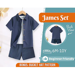 Shirt and Shorts Pattern for Kids, Shirt Pattern, Kids Pattern, PDF Pattern, Beginner Pattern, Sewing Pattern Toddlers, Shorts Pattern