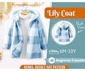 Coat Sewing Pattern for Kids, Girl Coat Pattern, Kids Pattern, PDF Pattern, Beginner Pattern, Sewing Pattern Toddlers, Kids Jacket Pattern