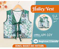 Vest Sewing Pattern for Kids, Kids Vest, Kids Pattern, PDF Pattern, Beginner Pattern, Sewing Pattern Toddlers, Quilted Vest Pattern