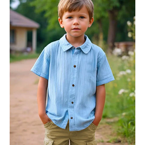 Shirt Sewing Pattern for Kids, Boy's Shirt Pattern, Kids Pattern, PDF Pattern, Beginner Pattern, Sewing Pattern Toddlers, Kids Shirt Pattern
