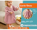 Dress Sewing Pattern for Kids, Dress Pattern, Kids Pattern, Easy PDF Pattern, Beginner Pattern, Sewing Pattern Toddlers, Baby Sewing Pattern