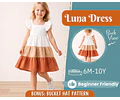 Dress Sewing Pattern for Kids, Dress Pattern, Kids Pattern, Summer Dress Pattern, Beginner Pattern, Sewing Pattern Toddlers, Baby Pattern