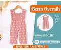 Overalls Sewing Pattern for Kids, Overalls Pattern, Kids Pattern, Jumpsuit Pattern, Beginner Pattern, Sewing Pattern Toddlers, Baby Pattern