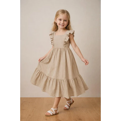 Dress Sewing Pattern for Kids, Dress Pattern, Kids Pattern, Long Dress Pattern, Beginner Pattern, Sewing Pattern Toddlers, PDF Pattern