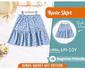 Skirt Sewing Pattern for Kids, Skirt Pattern, Kids Pattern, PDF Pattern, Beginner Pattern, Sewing Pattern Toddlers, Baby Pattern, Girl Skirt