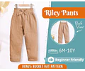 Pants Sewing Pattern for Kids, Elastic Waistband Pants Pattern, Kids Pattern, Baby Sewing Pattern, Beginner Pattern, Sewing Pattern Toddlers