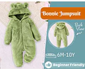 Jumpsuit Sewing Pattern for Kids, Hooded Jumpsuit, Kids Pattern, PDF Pattern, Beginner Pattern, Sewing Pattern Toddlers, Teddy Jumpsuit