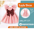 Dress Sewing Pattern for Kids, Dress Pattern, Kids Sewing Pattern, Dress for Girl, Beginner Pattern, Sewing Pattern Toddlers, PDF Pattern