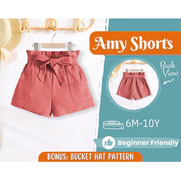 Shorts Sewing Pattern for Kids, Shorts Pattern, Kids Pattern, PDF Pattern, Beginner Pattern, Sewing Pattern Toddlers, Baby Sewing Pattern