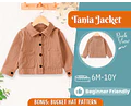 Jacket Sewing Pattern for Kids, Jacket Pattern, Kids Sewing Pattern, PDF Pattern, Beginner Pattern, Sewing Pattern Toddlers, Kids Pattern