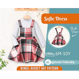 Dress Sewing Pattern for Kids, Dress Pattern, Kids Pattern, Overall Dress Pattern, Beginner Pattern, Sewing Pattern Toddlers, Baby Pattern