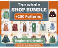 Kids Sewing Patterns Bundle, Sewing Patterns, Kids Patterns, Summer Patterns, Children Pattern, Easy Pattern, Beginner Pattern, PDF Pattern