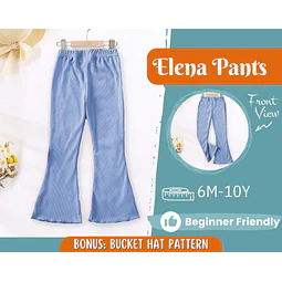 Pants Sewing Pattern for Kids, Pants Pattern, Kids Sewing Pattern, Baby Sewing Pattern, Beginner Pattern, Sewing Pattern Toddlers