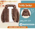 Jacket Sewing Pattern for Kids, Jacket Pattern, Kids Sewing Pattern, PDF Pattern, Beginner Pattern, Sewing Pattern Toddlers, Coat Pattern