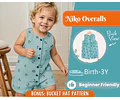 Overalls Sewing Pattern for Kids, Overalls Pattern, Kids Pattern, Jumpsuit Pattern, Beginner Pattern, Sewing Pattern Toddlers, Baby Pattern