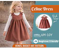 Dress Sewing Pattern for Kids, Dress Pattern, Kids Pattern, Summer Dress Pattern, Beginner Pattern, Sewing Pattern Toddlers, Baby Pattern