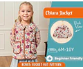 Jacket Sewing Pattern for Kids, Jacket Pattern, Kids Pattern, PDF Pattern, Beginner Pattern, Sewing Pattern Toddlers, Quilted Jacket Pattern
