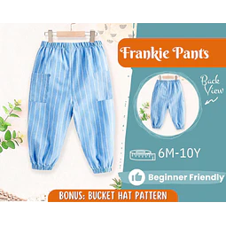 Pants Sewing Pattern for Kids, Elastic Waistband Pants Pattern, Kids Pattern, Baby Sewing Pattern, Beginner Pattern, Sewing Pattern Toddlers