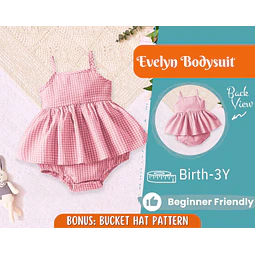 Baby Dress Sewing Pattern for Kids, Body Pattern, Kids Pattern, Dress Pattern, Beginner Pattern, Sewing Pattern Toddlers, Baby Pattern