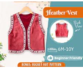 Vest Sewing Pattern for Kids, Kids Vest, Kids Pattern, PDF Pattern, Beginner Pattern, Sewing Pattern Toddlers, Waistcoat Sewing Pattern