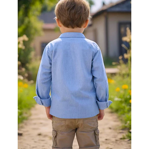 Shirt Sewing Pattern for Kids, Boy's Shirt Pattern, Kids Pattern, PDF Pattern, Beginner Pattern, Sewing Pattern Toddlers, Kids Shirt Pattern