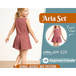 Top and Shorts Pattern for Kids, Top Pattern, Kids Pattern, PDF Pattern, Beginner Pattern, Sewing Pattern Toddlers, Shorts Pattern, Easy Top
