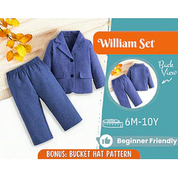 Blazer and Pants Pattern for Kids, Blazer Pattern, Kids Pattern, PDF Pattern, Beginner Pattern, Sewing Pattern Toddlers, Pants Pattern