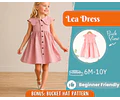 Dress Sewing Pattern for Kids, Dress Pattern, Kids Pattern, Girl Dress Pattern, Beginner Pattern, Sewing Pattern Toddlers, PDF Pattern