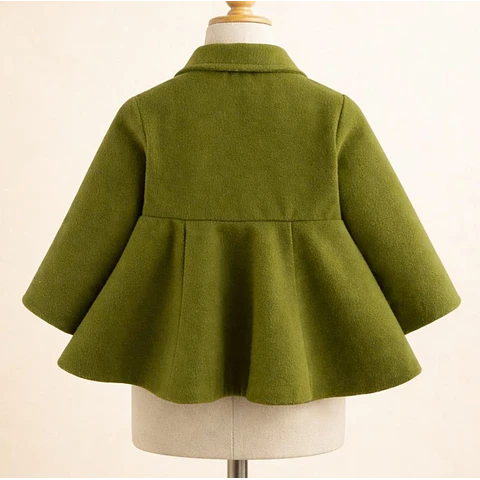 Coat Sewing Pattern for Kids, Girl Coat Pattern, Kids Pattern, PDF Pattern, Beginner Pattern, Sewing Pattern Toddlers, Kids Jacket Pattern