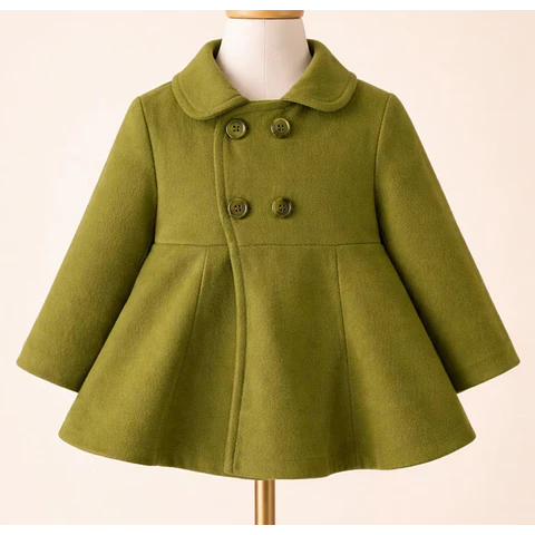 Coat Sewing Pattern for Kids, Girl Coat Pattern, Kids Pattern, PDF Pattern, Beginner Pattern, Sewing Pattern Toddlers, Kids Jacket Pattern