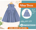 Dress Sewing Pattern for Kids, Dress Pattern, Kids Pattern, Summer Dress Pattern, Beginner Pattern, Sewing Pattern Toddlers, Baby Pattern