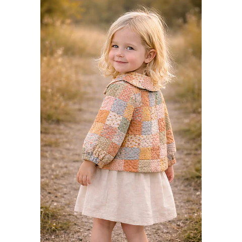 Quilted Jacket Sewing Pattern for Kids, Jacket Pattern, Kids Pattern, PDF Pattern, Beginner Pattern, Sewing Pattern Toddlers, Coat Pattern