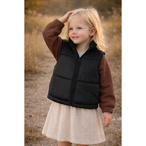 Puffer Vest Sewing Pattern for Kids, Puffer Vest, Kids Pattern, PDF Pattern, Beginner Pattern, Sewing Pattern Toddlers, Kids Jacket Pattern