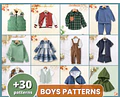 Sewing Patterns for Boys, Sewing Patterns, Kids Patterns, Top Pattern, Boys Pattern, Baby Patterns, Beginner Kids Pattern, Beginner Patterns