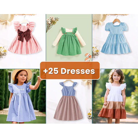 Create your Bundle, Sewing Patterns, Sewing Patterns for Kids PDF, Kids Sewing pattern PDF, Patterns Sewing, Kids Sewing Patterns