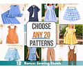 Create your Bundle, Sewing Patterns, Sewing Patterns for Kids PDF, Kids Sewing pattern PDF, Patterns Sewing, Kids Sewing Patterns