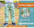 Cargo Joggers Sewing Pattern for Kids, Pants Pattern, Kids Pattern, Joggers Pattern, Beginner Pattern, Sewing Pattern Toddlers, PDF Pattern