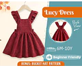 Dress Sewing Pattern for Kids, Dress Pattern, Kids Pattern, PDF Pattern, Beginner Pattern, Sewing Pattern Toddlers, Girl Dress Pattern