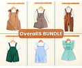 Overalls Bundle, Overalls Pattern, Sewing Patterns for Kids PDF, PDF Pattern, Romper Pattern, Kids Sewing Patterns, Kids Patterns