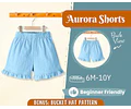 Shorts Sewing Pattern for Kids, Shorts Pattern, Kids Pattern, PDF Pattern, Beginner Pattern, Sewing Pattern Toddlers, Baby Sewing Pattern